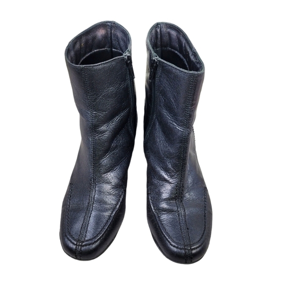 Sesto Meucci Italian Soft Leather Block Heel Ankle Boots‎ - Picture 2 of 12